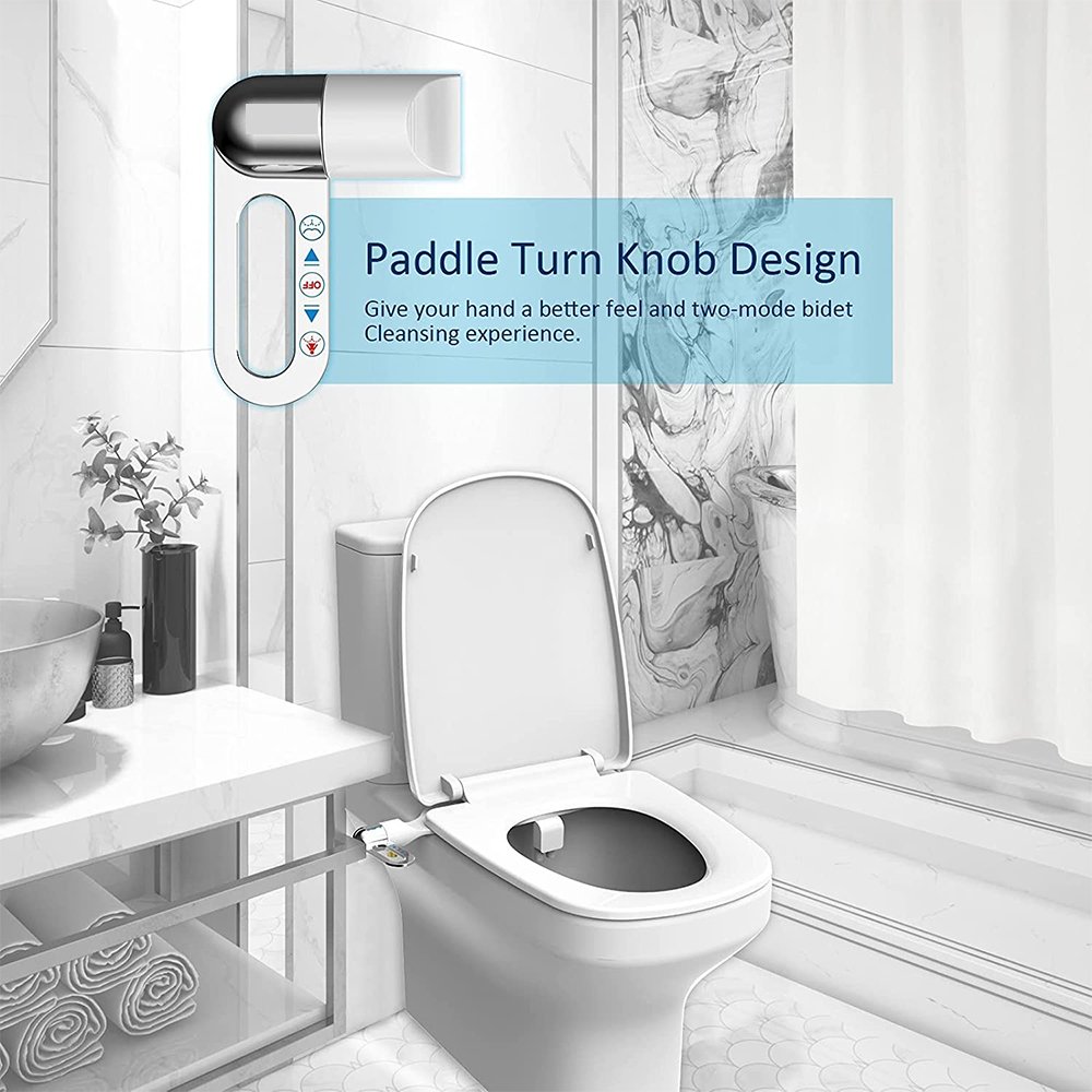 Bidet double buse ultra‑mince — installation en 5 minutes