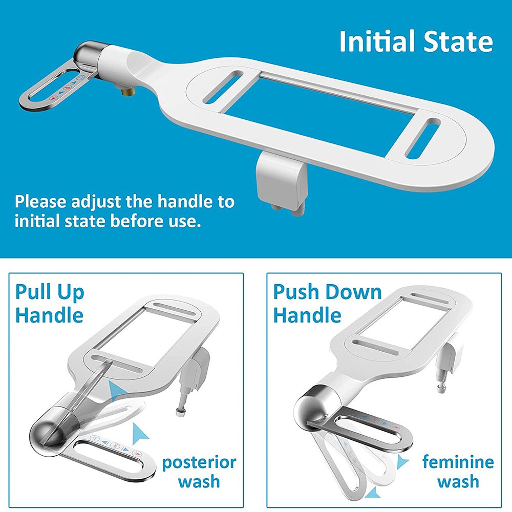 Bidet double buse ultra‑mince — installation en 5 minutes