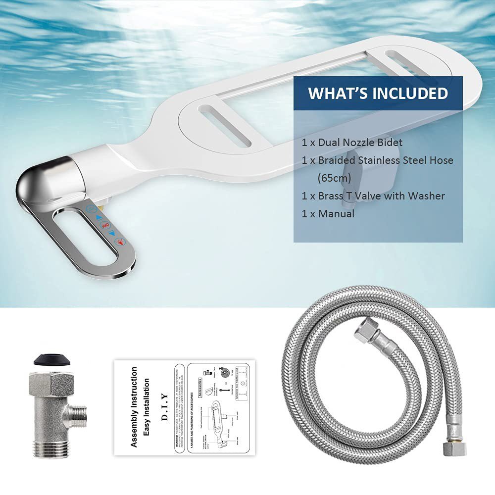 Bidet double buse ultra‑mince — installation en 5 minutes
