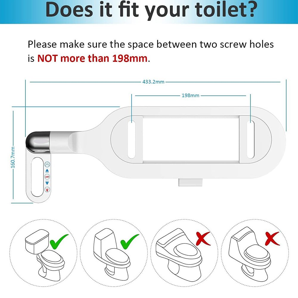 Bidet double buse ultra‑mince — installation en 5 minutes