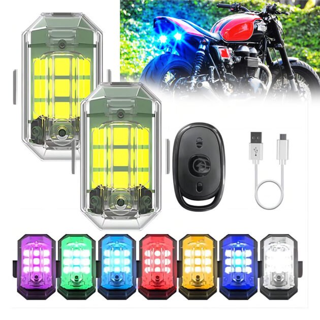 Lumière LED Anti-Collision avec Télécommande — Sécurité améliorée