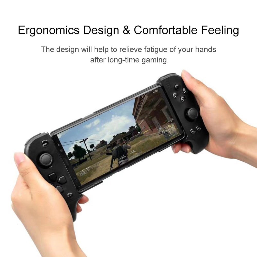 Manette gaming sans fil Bluetooth extensible 40 mm avec 16 boutons