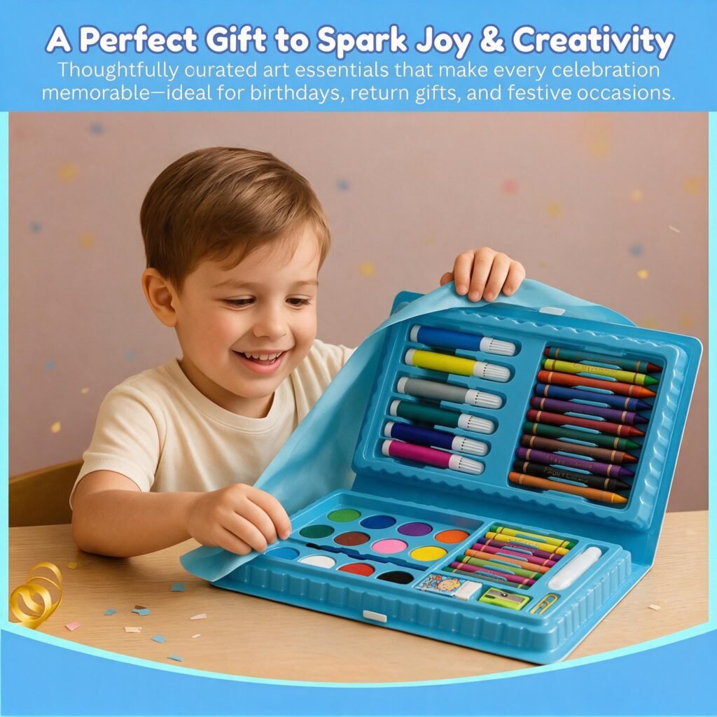 Kit d'Art Complet Enfants 42Pcs — Encourager la créativité des enfants