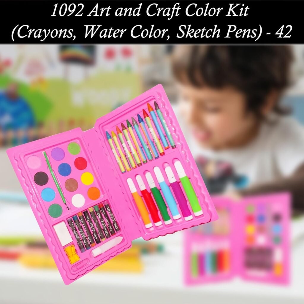 Kit d'Art Complet Enfants 42Pcs — Encourager la créativité des enfants