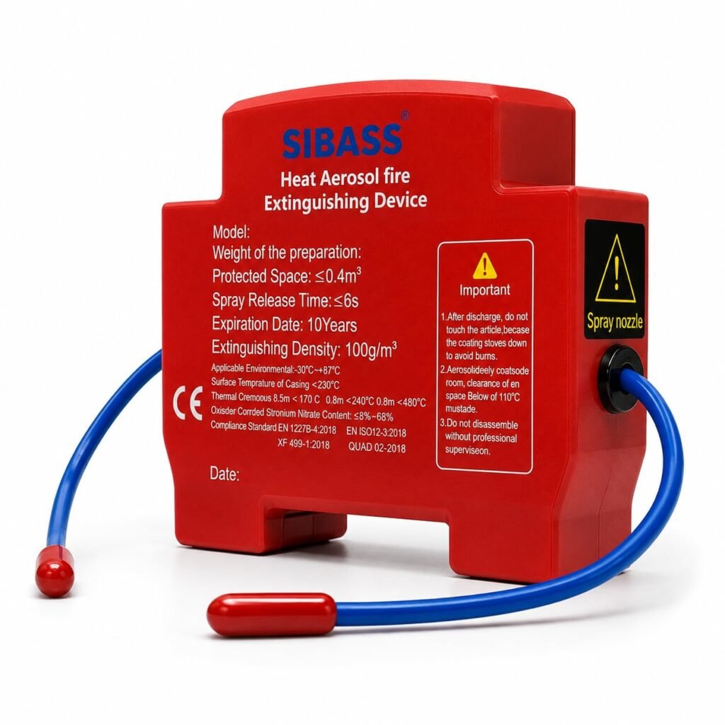 Extincteur automatique à activation thermique 10 g — protection des armoires électriques