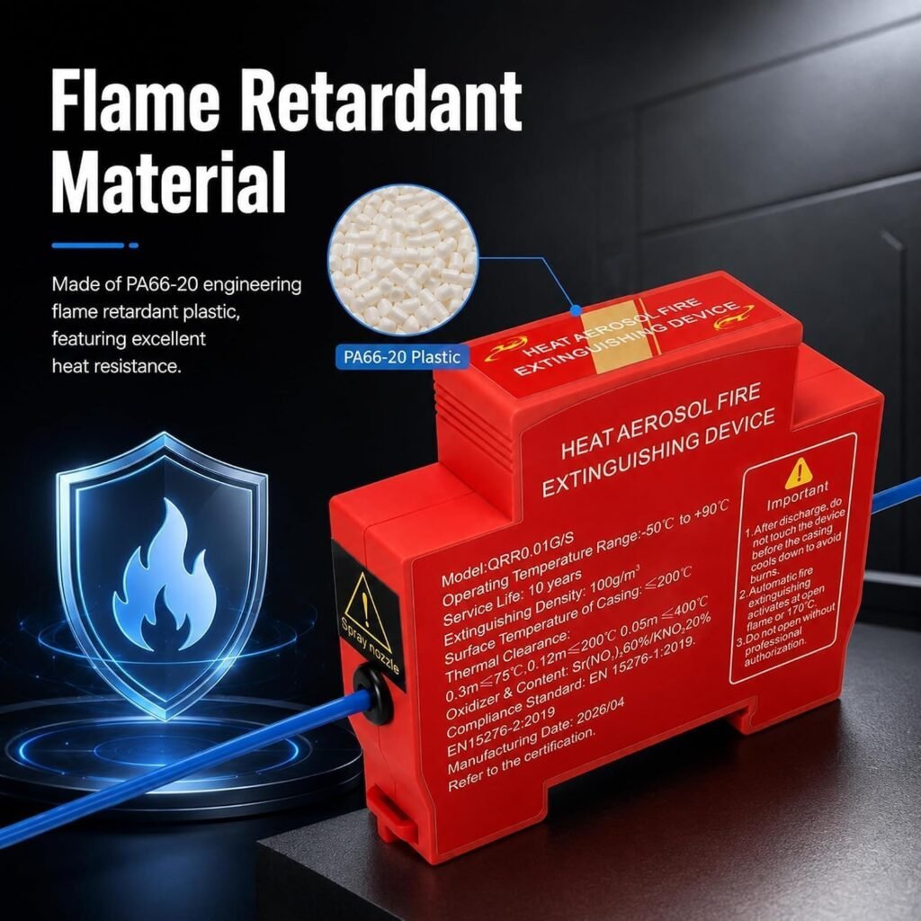 Extincteur automatique à activation thermique 10 g — protection des armoires électriques