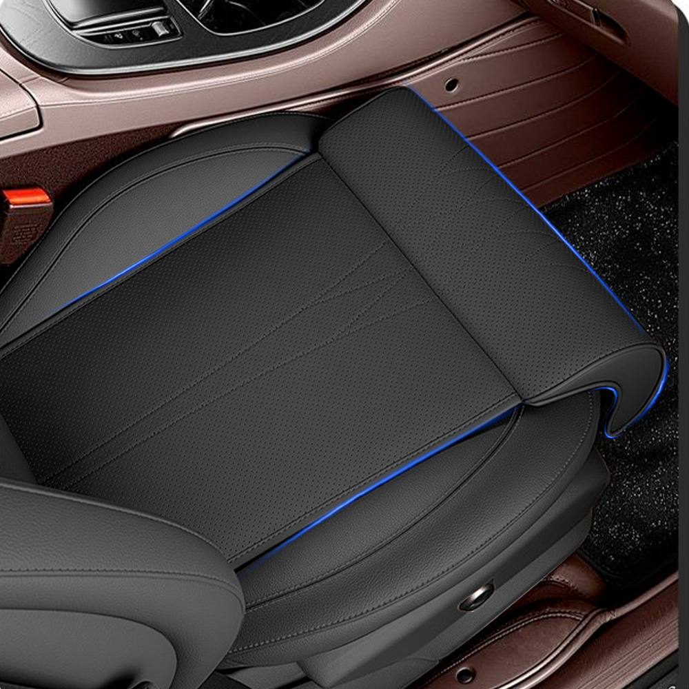 Support de jambes en cuir pour siège de voiture — design ergonomique et antidérapant