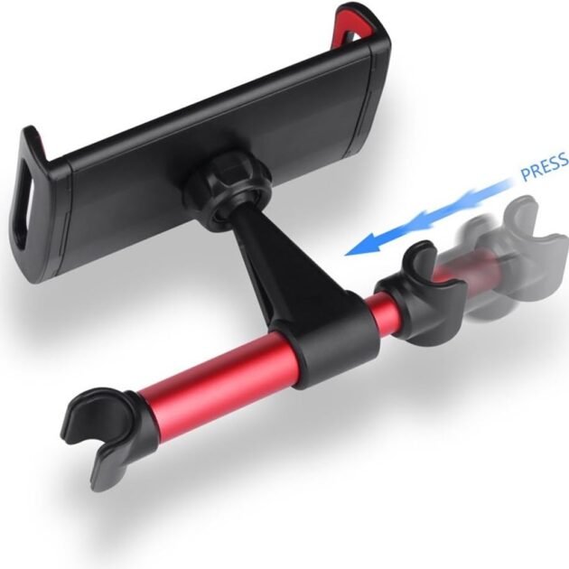 Support téléphone voiture arrière pivotant 360° pour tablette et smartphone