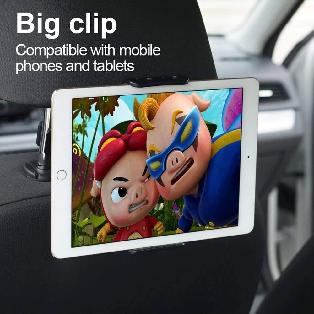 Support téléphone voiture arrière pivotant 360° pour tablette et smartphone