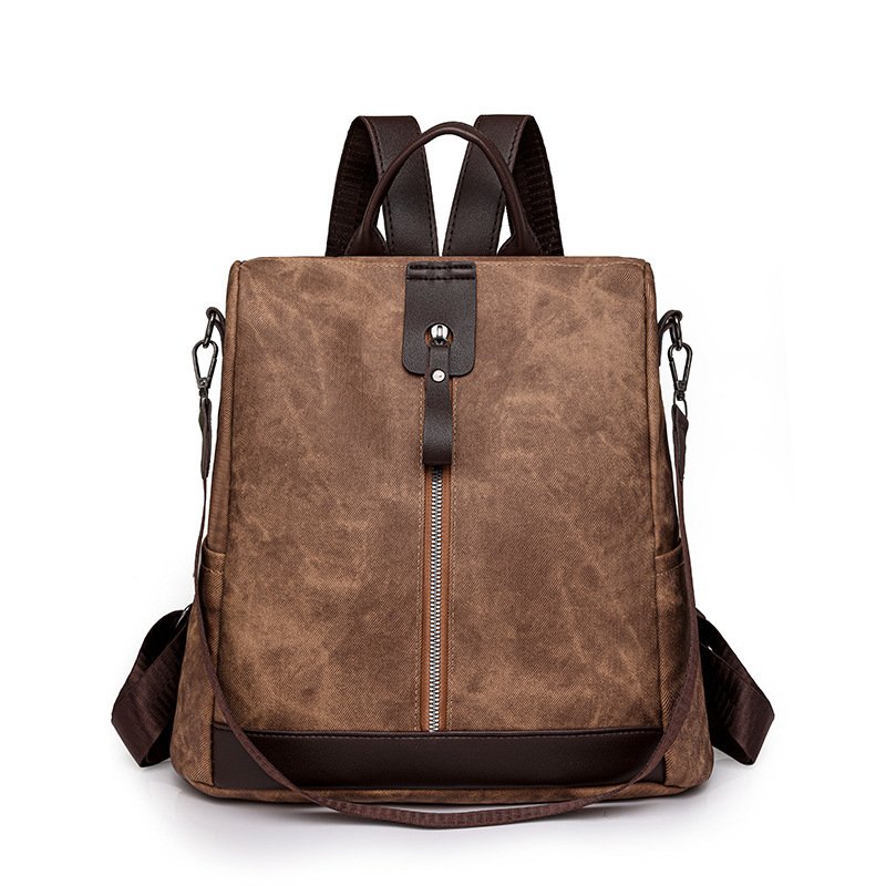 Sac à dos femme antivot avec fermeture arrière — Design convertible 3 en 1