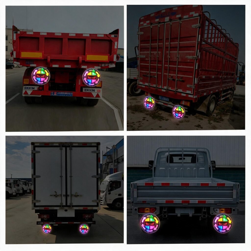 Feux arrière LED RGB séquentiels pour camion 12V/24V — 2 pièces