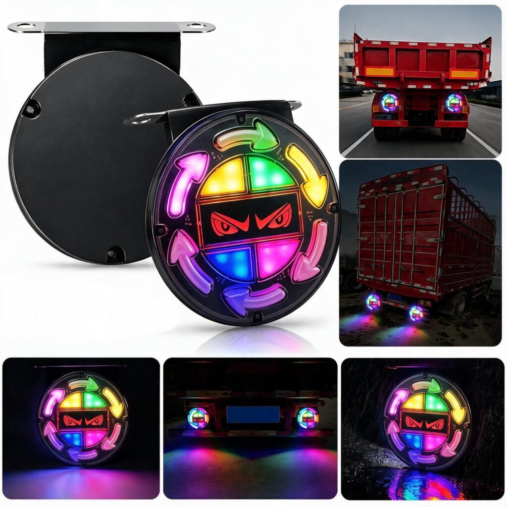 Feux arrière LED RGB séquentiels pour camion 12V/24V — 2 pièces