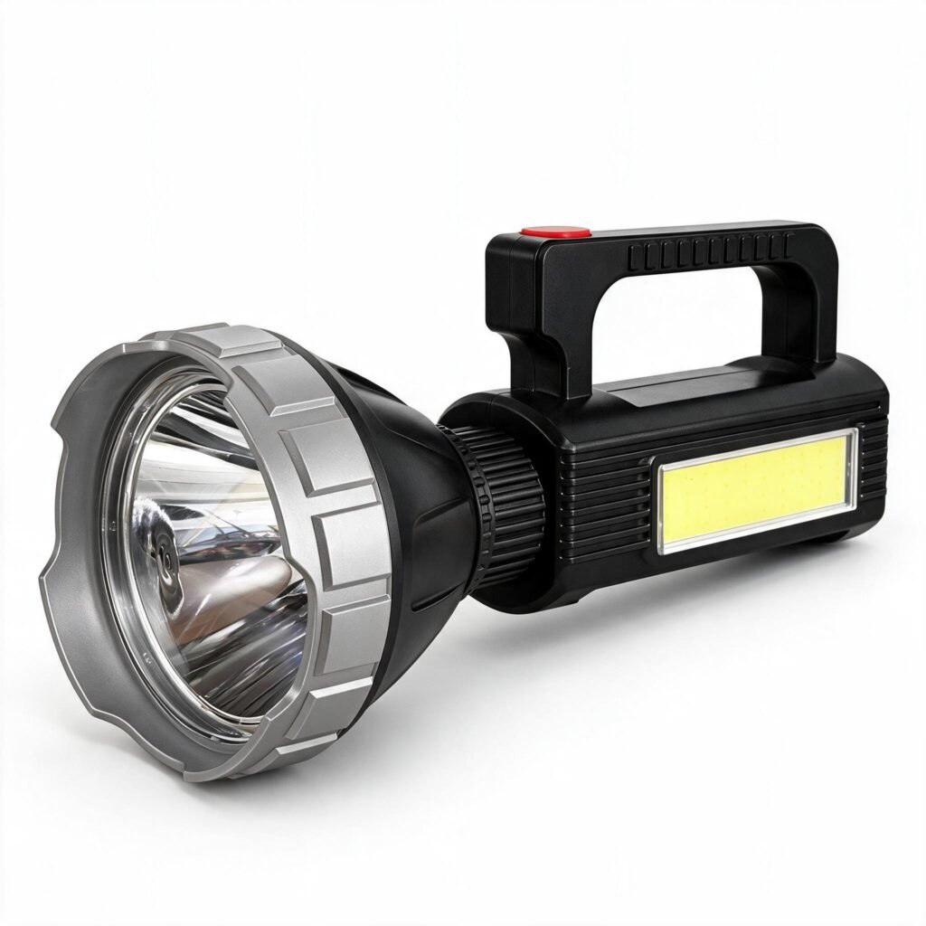 Projecteur LED rechargeable multifonction MM-7788 solaire et powerbank