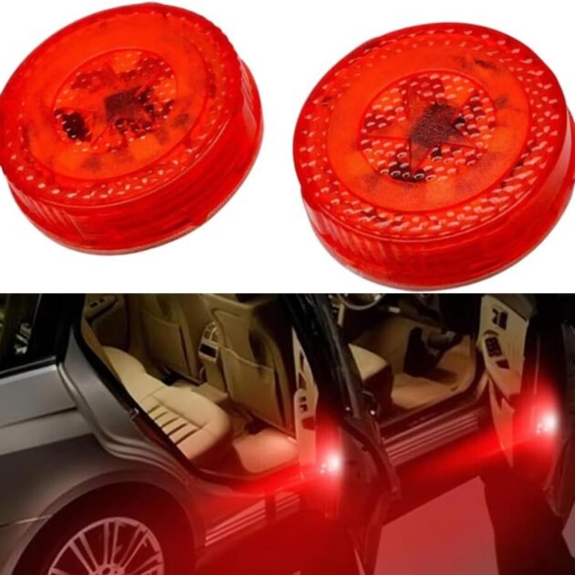 Feux d'avertissement LED sans fil magnétiques pour portes de voiture — Sécurité automatique