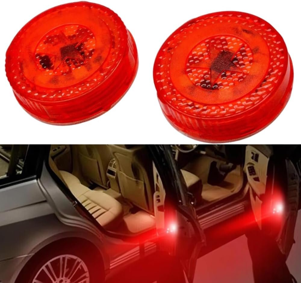 Feux d'avertissement LED sans fil magnétiques pour portes de voiture — Sécurité automatique