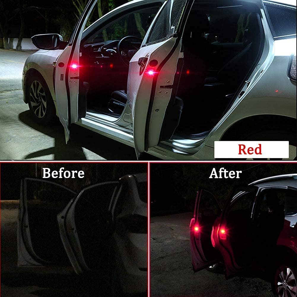 Feux d'avertissement LED sans fil magnétiques pour portes de voiture — Sécurité automatique