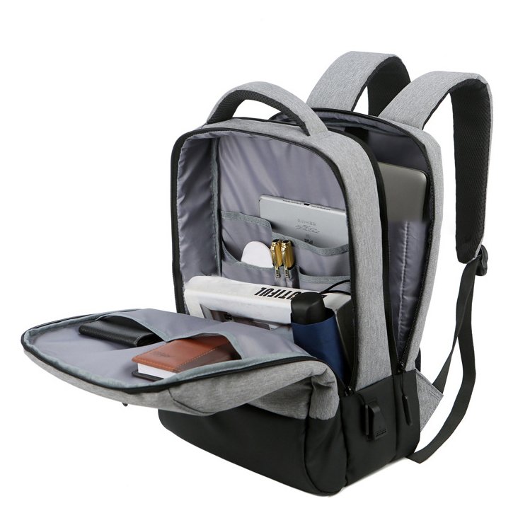 Sac à Dos Professionnel pour Ordinateur Portable avec Port USB – Grande Capacité & Confort au Quotidien