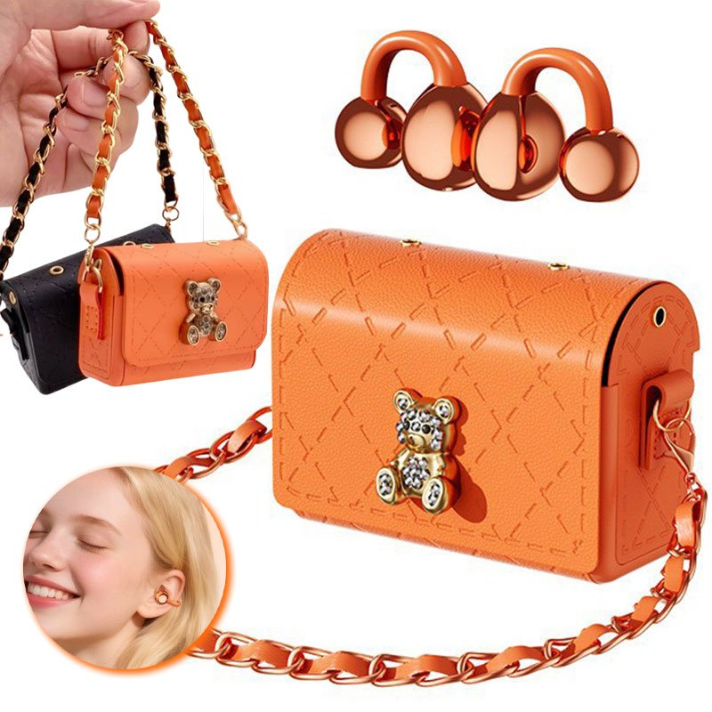 Écouteurs Sans Fil TWS Q69 Clip-On Étui Mini Sac à Main