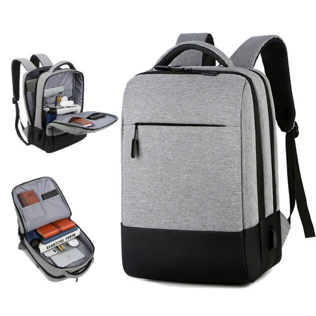 Sac à Dos Professionnel pour Ordinateur Portable avec Port USB – Grande Capacité & Confort au Quotidien