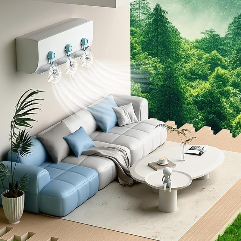 Déflévecteur d'Air pour Climatiseur Réglable à 360° - Anti-Souffle Direct Pack 3Pcs - موجّه هواء المكيف القابل للتعديل لمنع الهواء المباشر