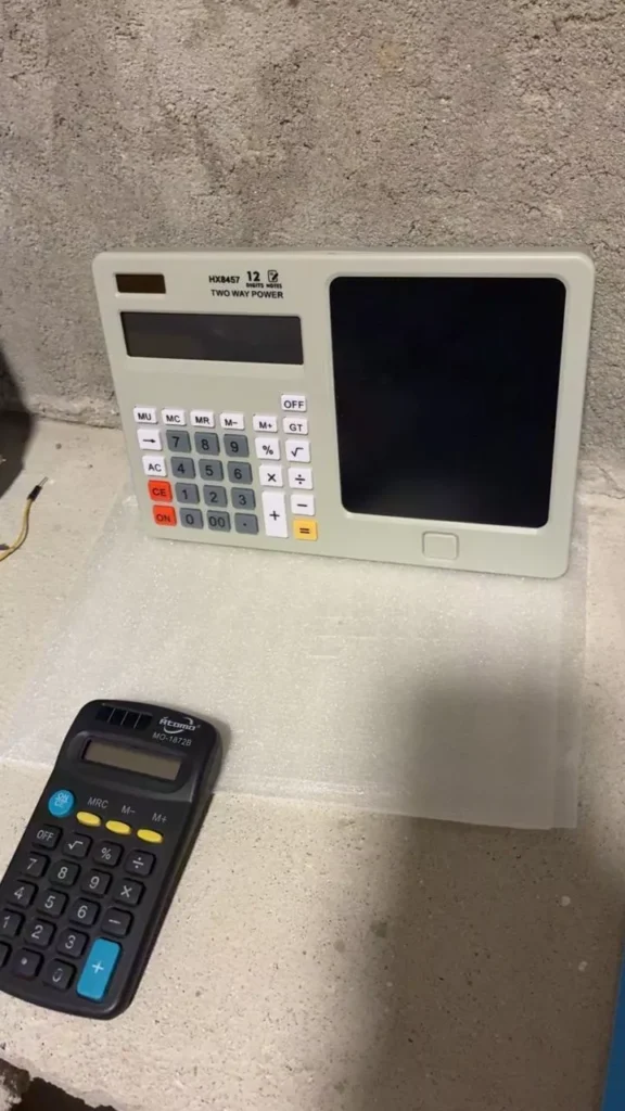 Calculatrice Rechargeable avec Tablette d'Écriture LCD 6,5"