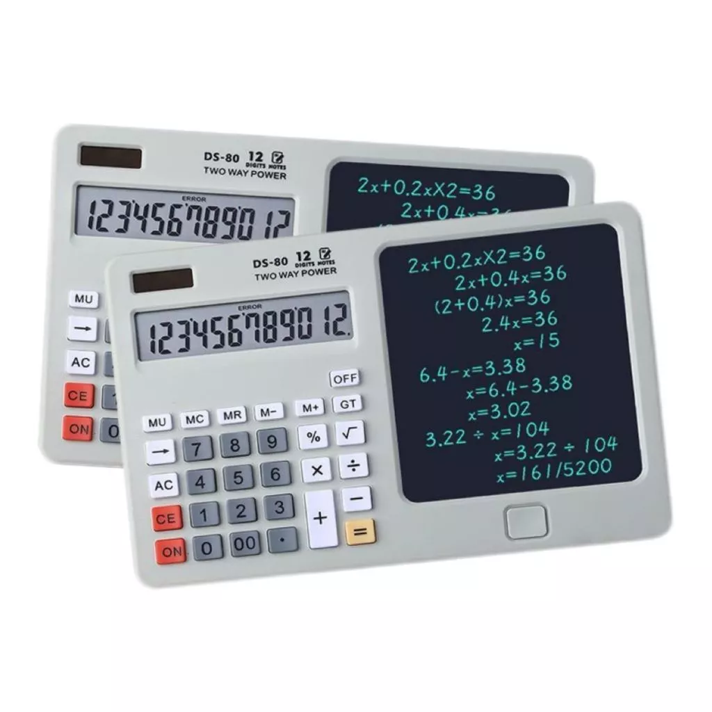 Calculatrice Rechargeable avec Tablette d'Écriture LCD 6,5"