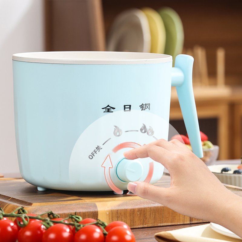 Marmite électrique multifonction 1,8 L avec panier vapeur — cuisson rapide et sécurisée
