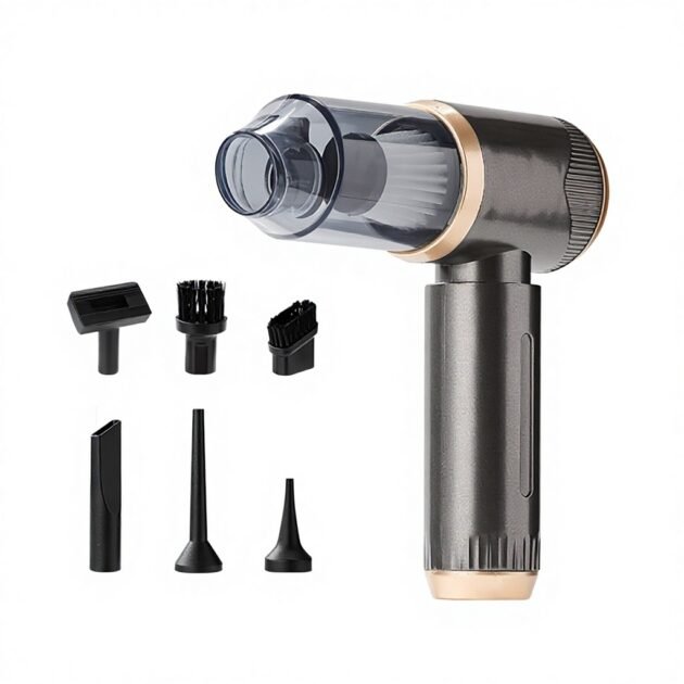 Aspirateur Sans Fil Portatif 4 en 1 5000Pa – Nettoyage Puissant pour Voiture & Maison