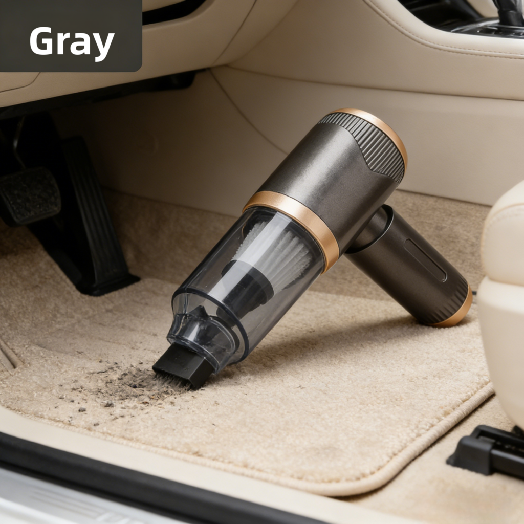 Aspirateur Sans Fil Portatif 4en1 Pour Voiture et Maison Suction 5000Pa - مكنسة لاسلكية محمولة للسيارة والمنزل 4 في 1