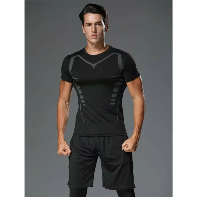 Ensemble de Sport Homme 5 Pièces – Tenue Sportive Complète pour les 4 Saisons