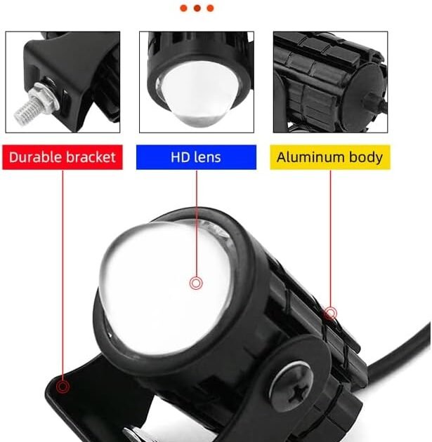 Projecteur LED CREE U1 Haute Puissance – Feu Additionnel Étanche IP67 pour Moto & Véhicules