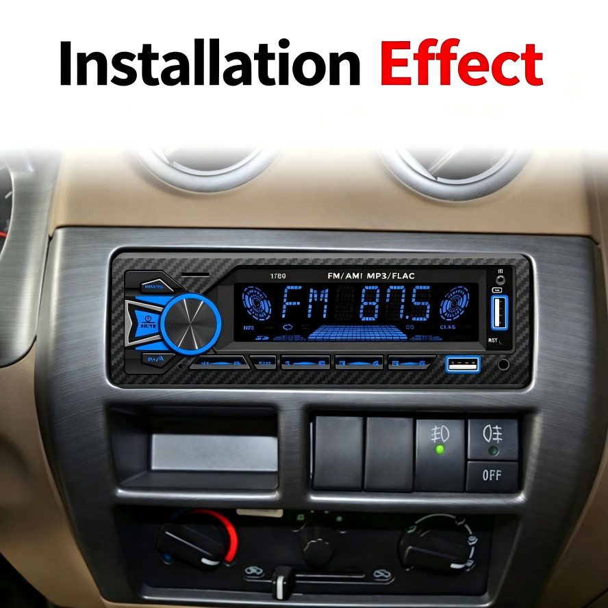Autoradio Bluetooth 1DIN Pioneer 9900 – 7 Couleurs LED & Charge Rapide 2.1A
