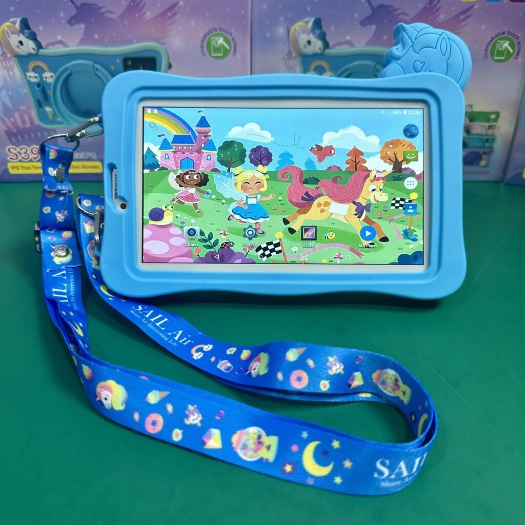Tablette Éducative Enfant 7 Pouces Android 4G – 12GB RAM & 256GB de Stockage