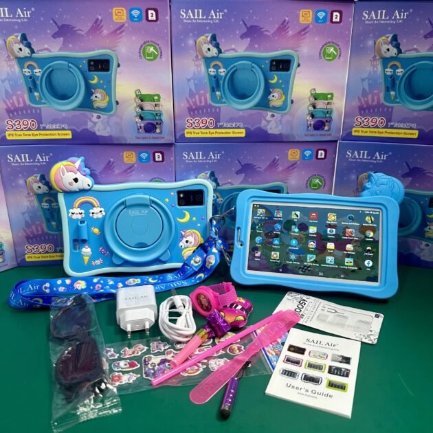 Tablette Éducative Enfant 7 Pouces Android 4G – 12GB RAM & 256GB de Stockage