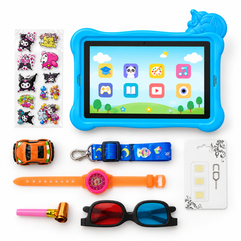 Tablette Éducative Enfant 7 Pouces Android 4G – 12GB RAM & 256GB de Stockage