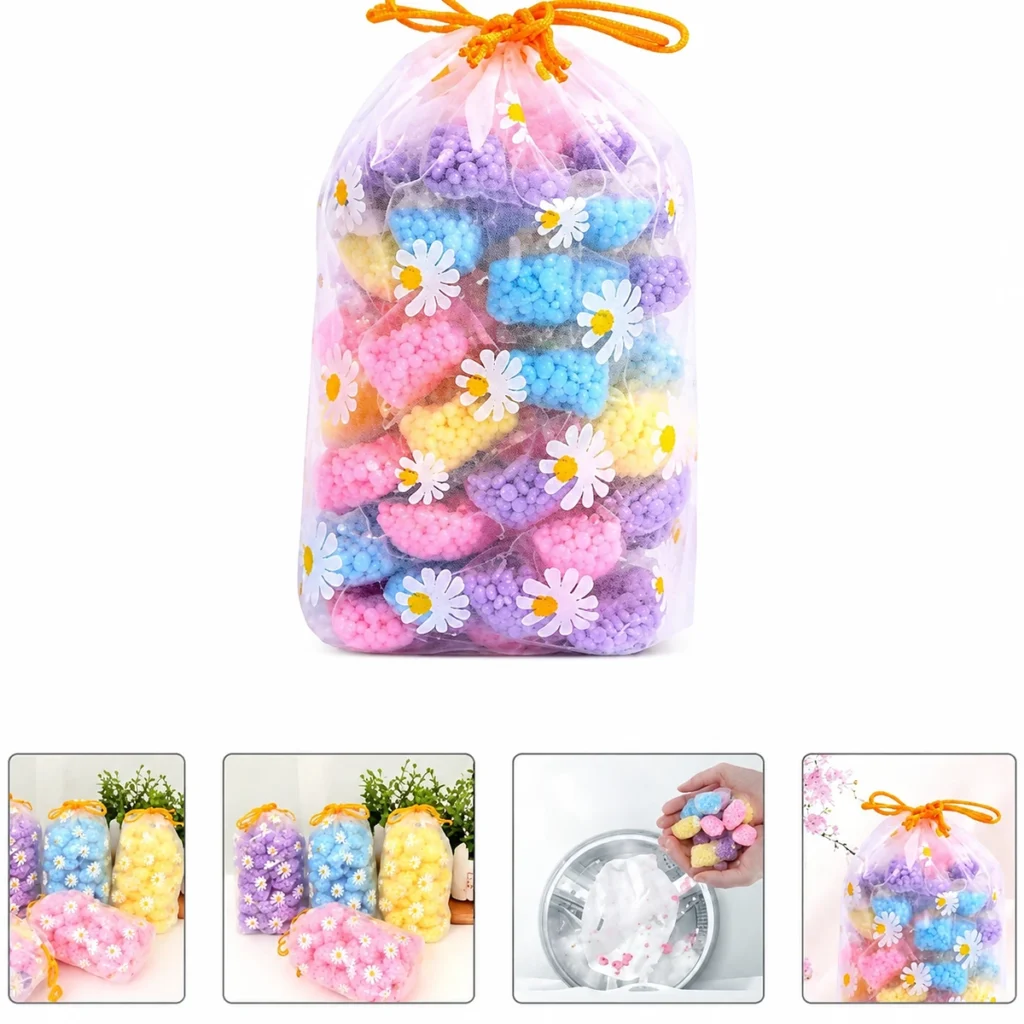 Perles Parfumées pour le Linge – 50 Capsules de Parfum pour une Fraîcheur Longue Durée