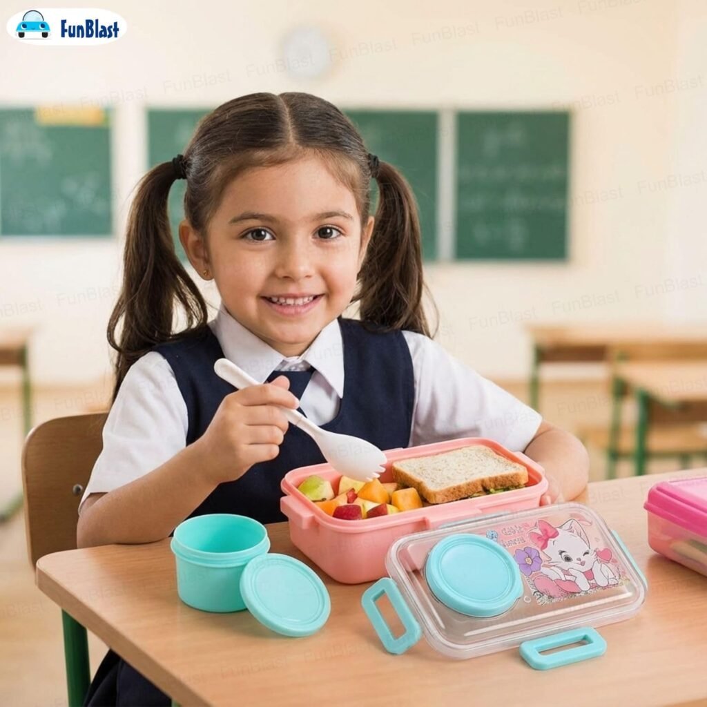 Boîte à Lunch Enfant Sans BPA, Étanche avec Bol Intégré