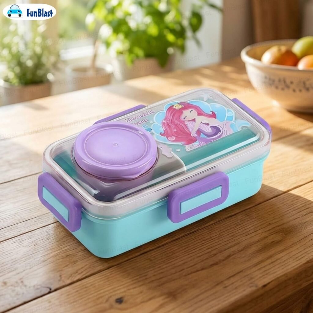 Boîte à Lunch Enfant Sans BPA, Étanche avec Bol Intégré
