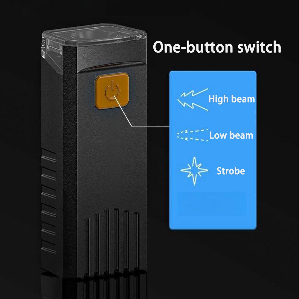 Kit Éclairage Vélo LED USB Avant/Arrière - Sécurité Renforcée