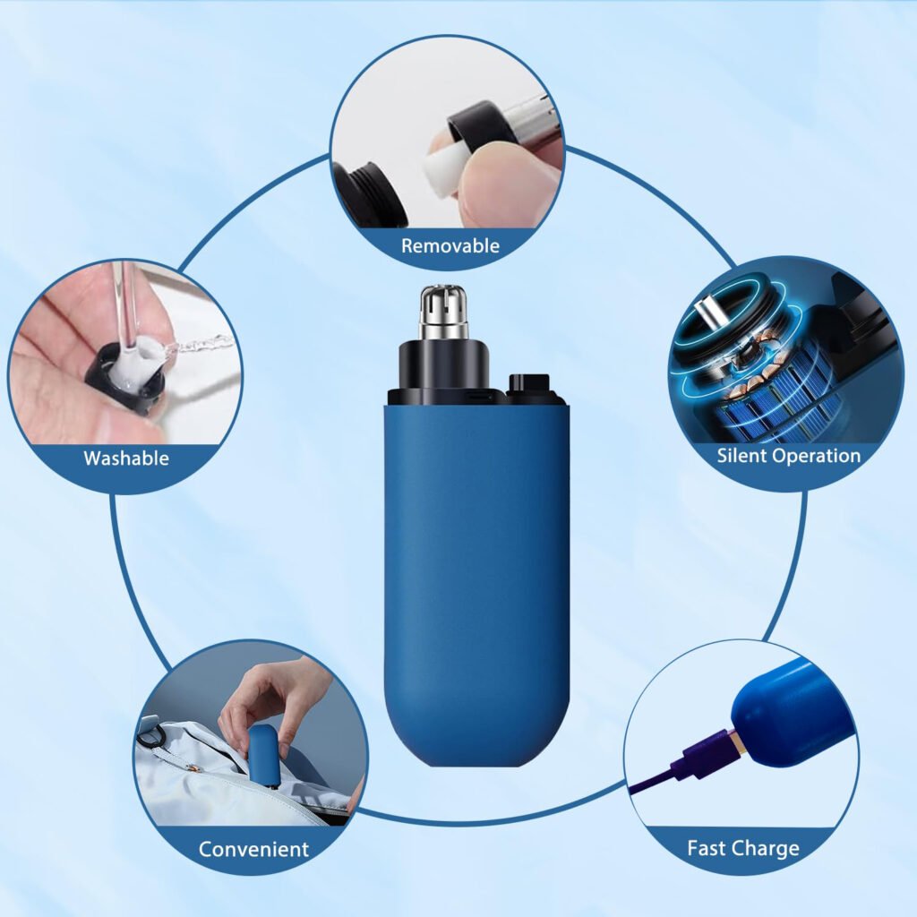 Tondeuse Nez Oreilles Électrique Rechargeable - Confort & Précision