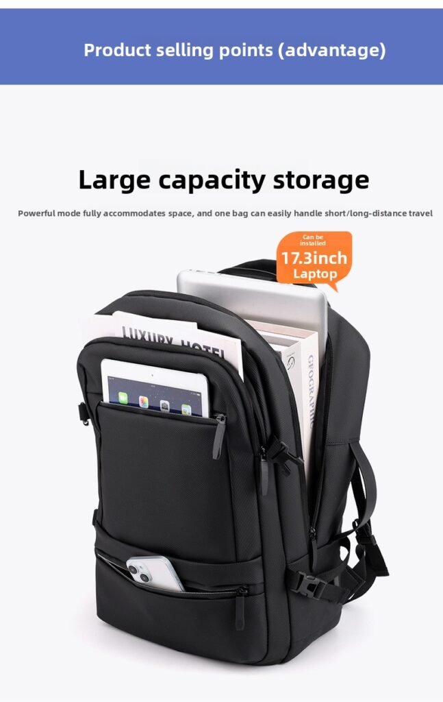 Sac à dos ordinateur 17.3" antivol grande capacité