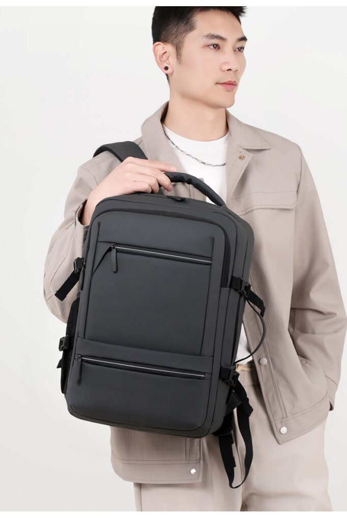Sac à Dos Grande Capacité Anti-Vol pour PC Portable jusqu'à 17.3" - Gris