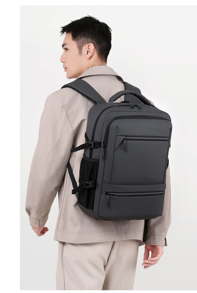 Sac à Dos Grande Capacité Anti-Vol pour PC Portable jusqu'à 17.3" - Gris