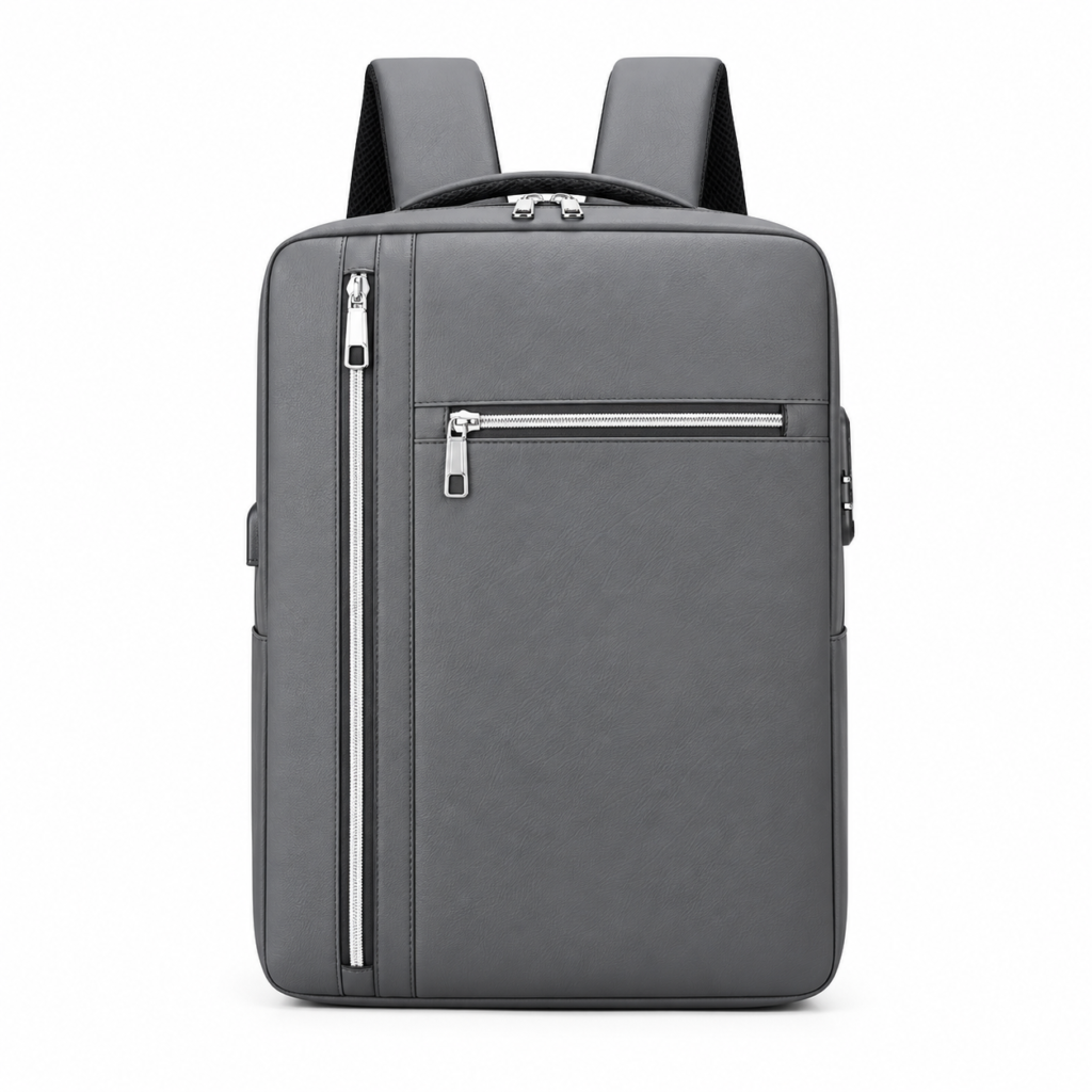 Sac à Dos Antivol Gris Grande Capacité - Sécurité et Organisation