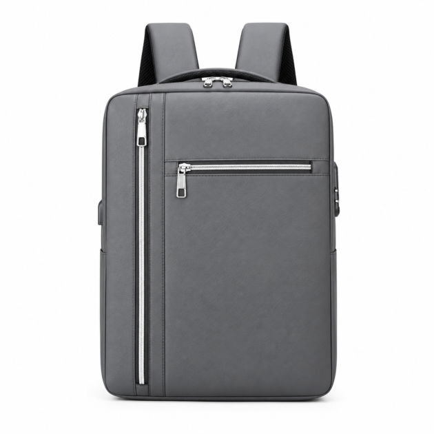 Sac à Dos Antivol Gris Grande Capacité - Sécurité et Organisation
