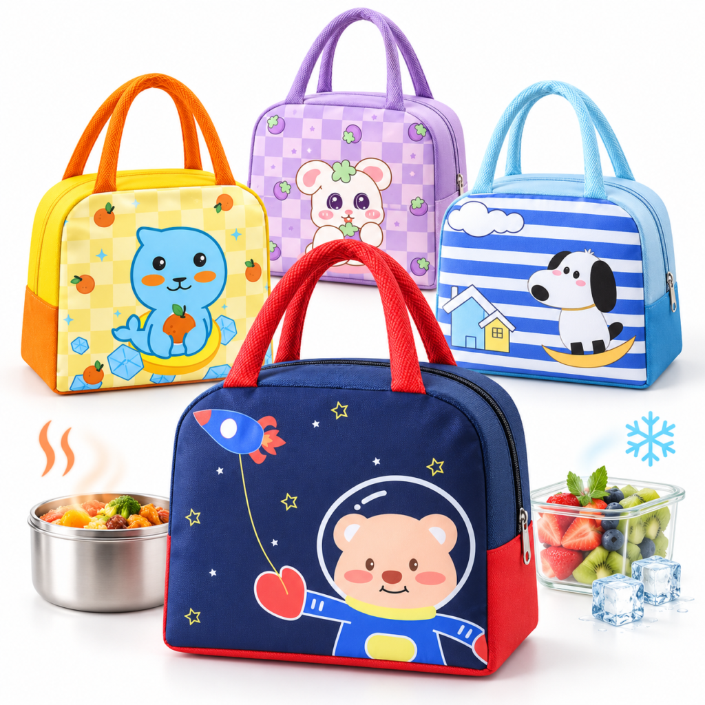 Sac à déjeuner isotherme motif Kawaii - Conservation des repas