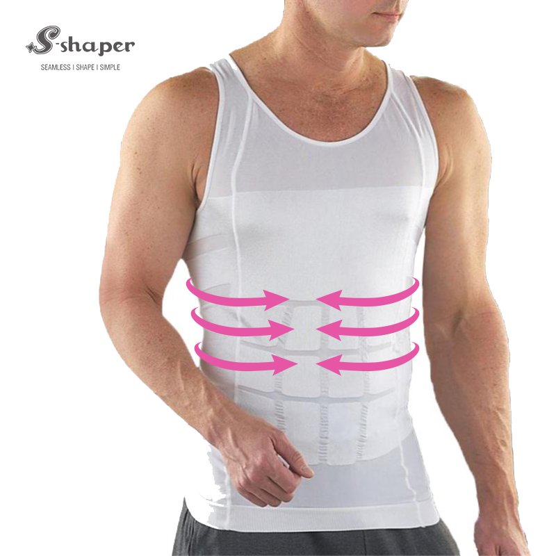 Gilet Amincissant Homme Compression Anti-Gynécomastie