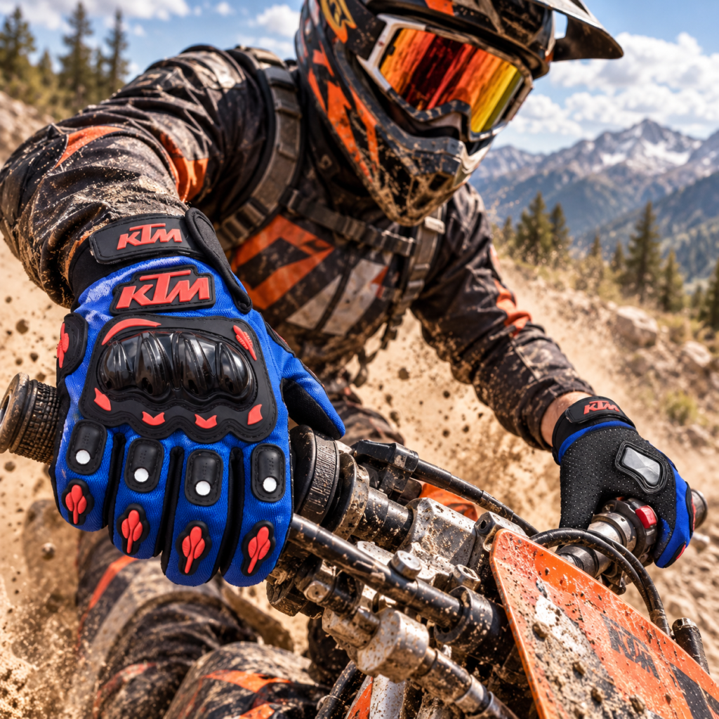 Gants Moto KTM Protection Articulations Grip Antidérapant