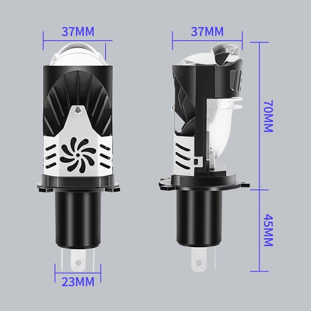 Ampoules LED H4 Double Projecteur 20000LM 100W