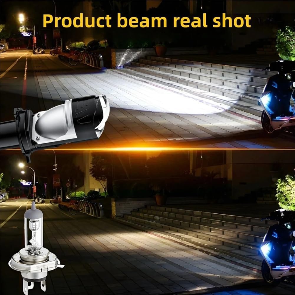 Ampoules LED H4 Double Projecteur 20000LM 100W
